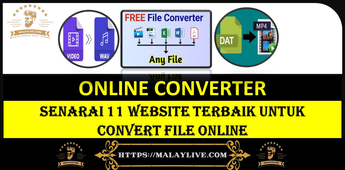 Senarai 11 Website Terbaik untuk Convert File Online